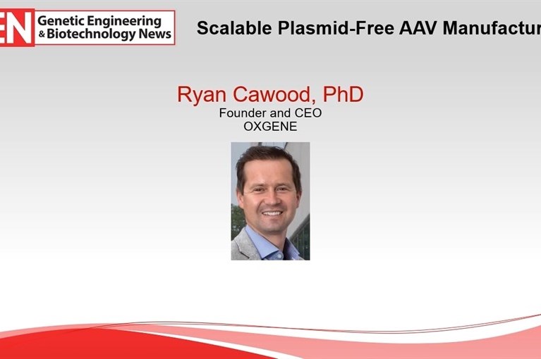 GEN Webinar - Scalable Plasmid Free AAV Manufacturing image